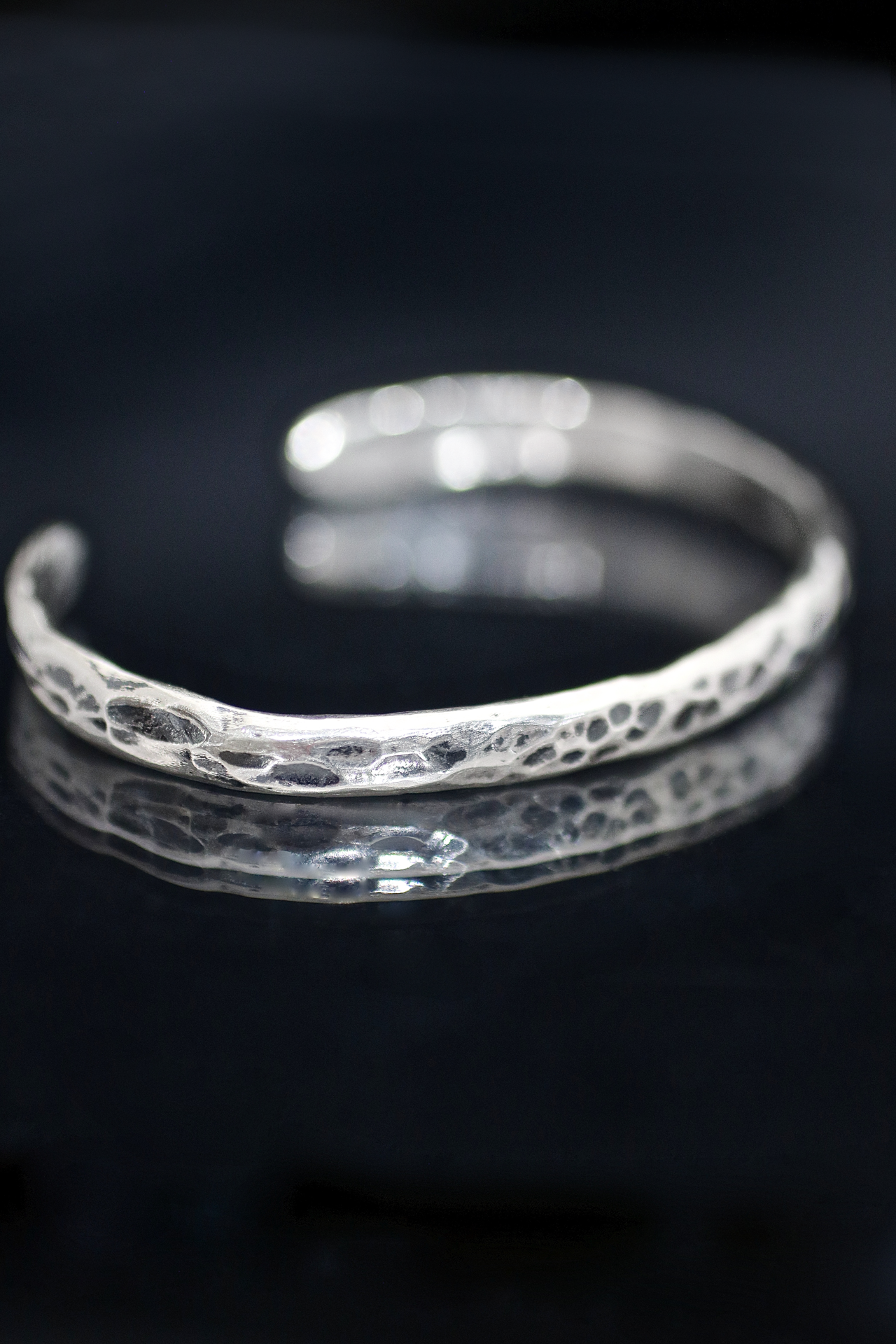 LYONS Bracelet - Heavy Hammered Twisted Sterling Silver Cuff Bracelet –  Turner Duncan Jewelry Designs