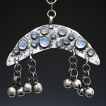 Silver Moon Goddess Necklace