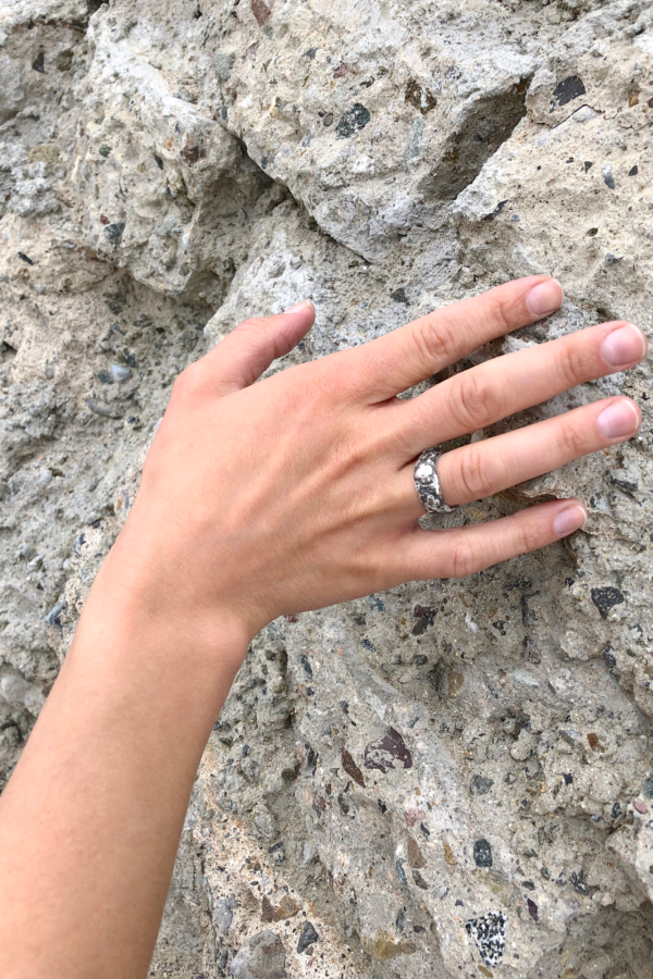 Ancient Silver Crosses Ring