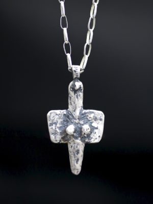 Silver Bird Goddess Necklace