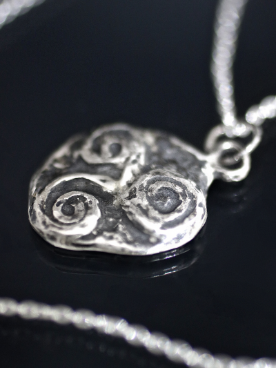 Silver Triskelion Necklace