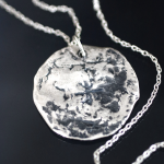 Large Ancient Silver Coin Necklace