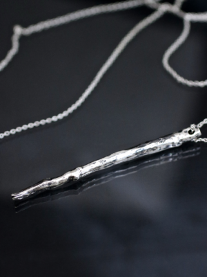 Silver Wand Necklace