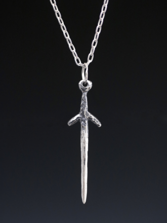 Silver Dagger Necklace