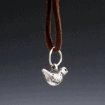 Silver Bird Talisman Necklace