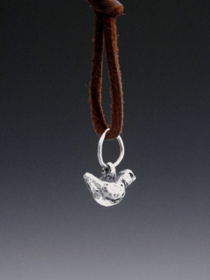 Silver Bird Talisman Necklace