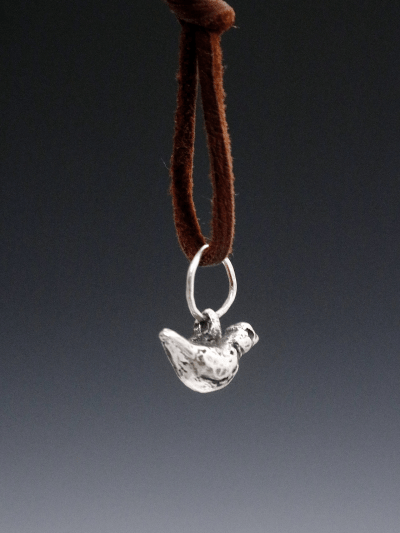 Silver Bird Talisman Necklace