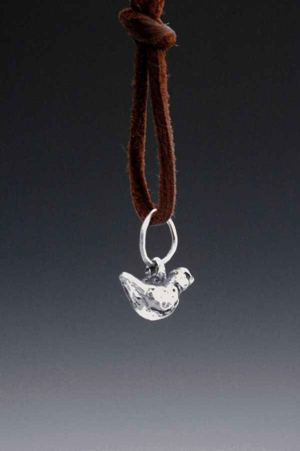 Silver Bird Talisman Necklace