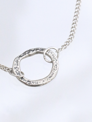 Fairy Ring Silver Necklace