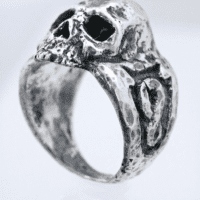Men's Silver Ancient Skull Ring