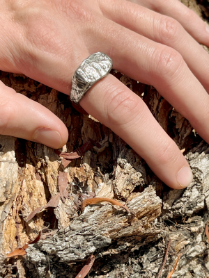 Ancient Silver Signet Ring