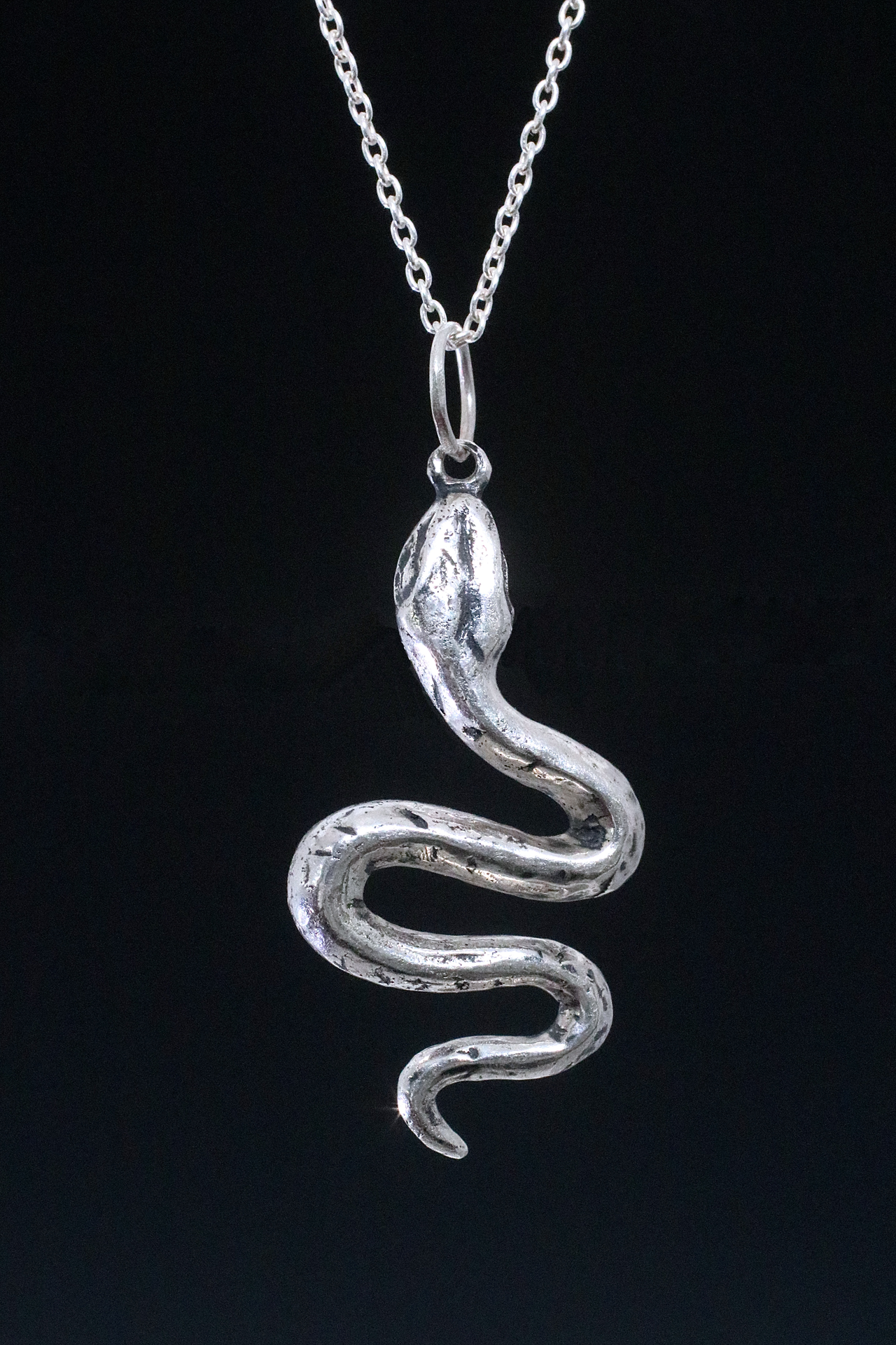 Sterling Silver Ouroboros Snake Charm 18x12mm - Necklace -  FashionJunkie4Life