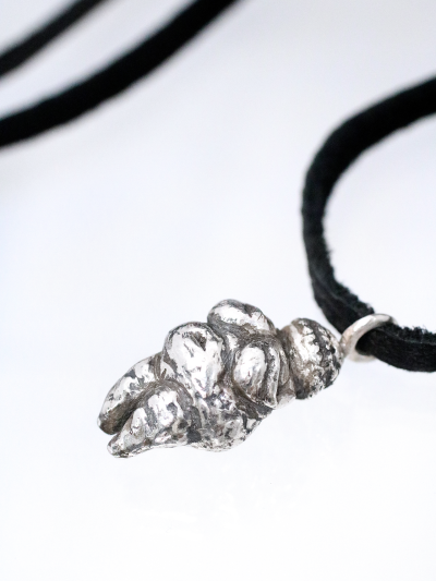 Silver Venus of Willendorf Necklace