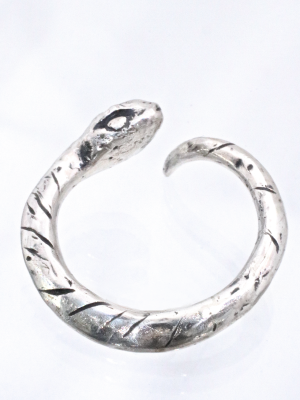 Ancient Silver Snake Ring