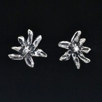 Wildflower Silver Stud Earrings