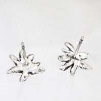 Wildflower Silver Stud Earrings