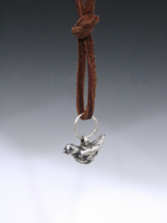 Silver Bird Talisman Necklace