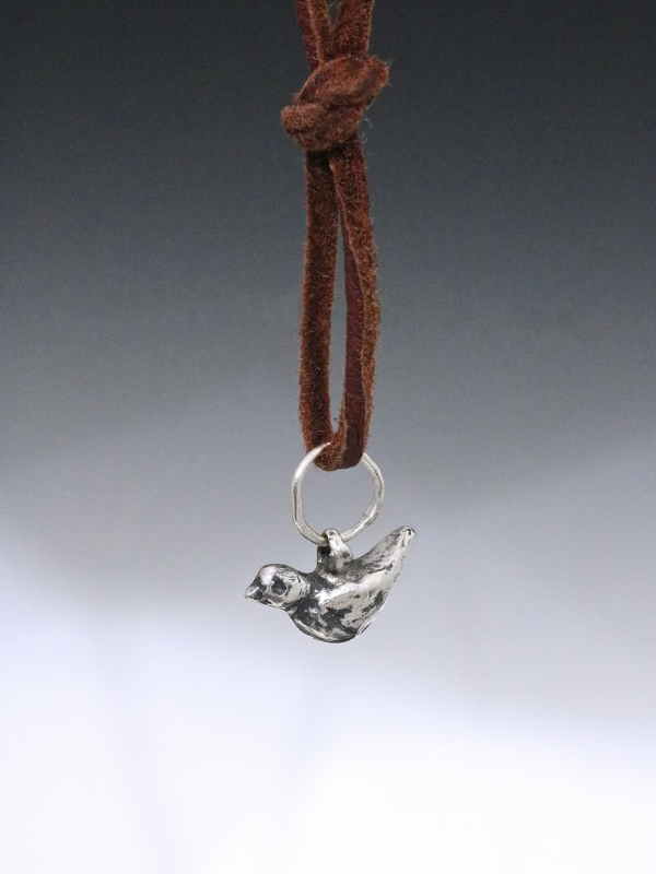 Silver Bird Talisman Necklace