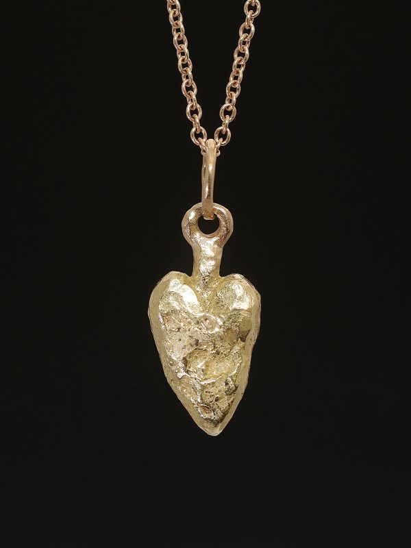 Gold Ancient Hearts Necklace