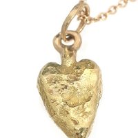 Gold Ancient Hearts Necklace