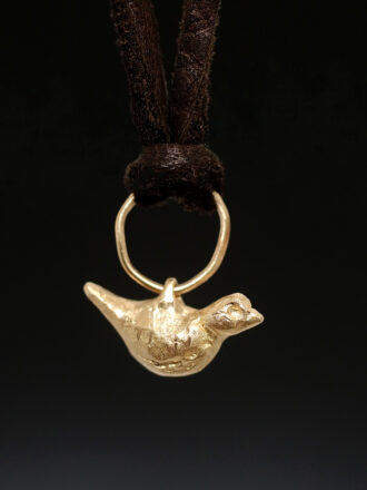 Gold Bird Talisman Necklace