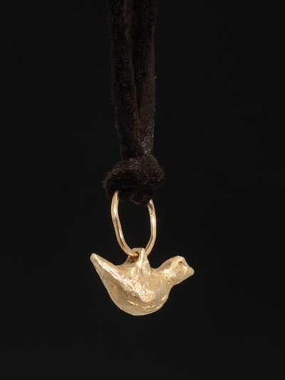 Gold Bird Talisman Necklace