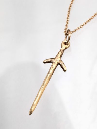 Gold Dagger Necklace