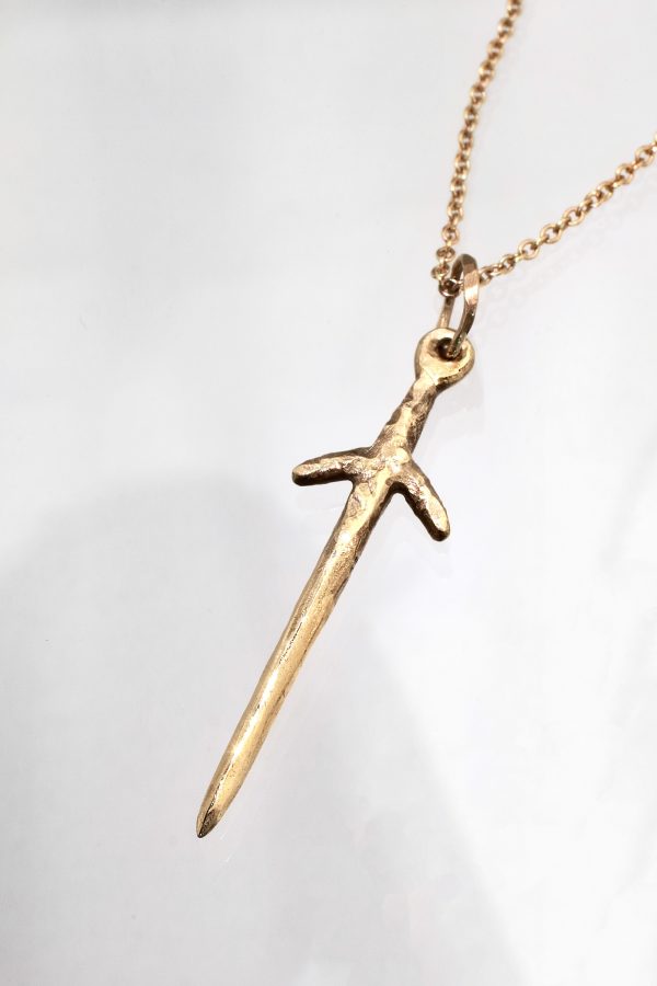 Gold Dagger Necklace