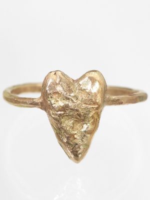 Gold Ancient Hearts Ring