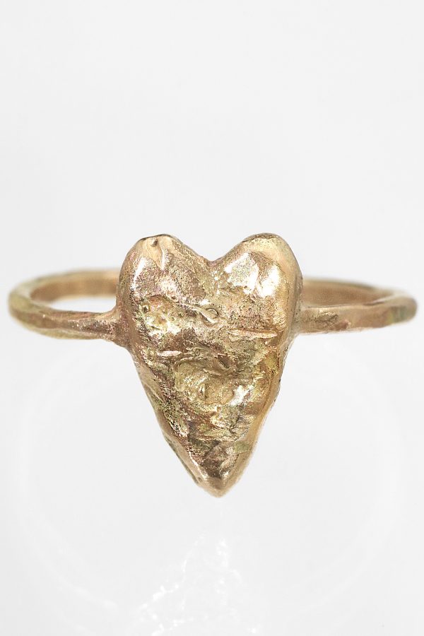 Gold Ancient Hearts Ring