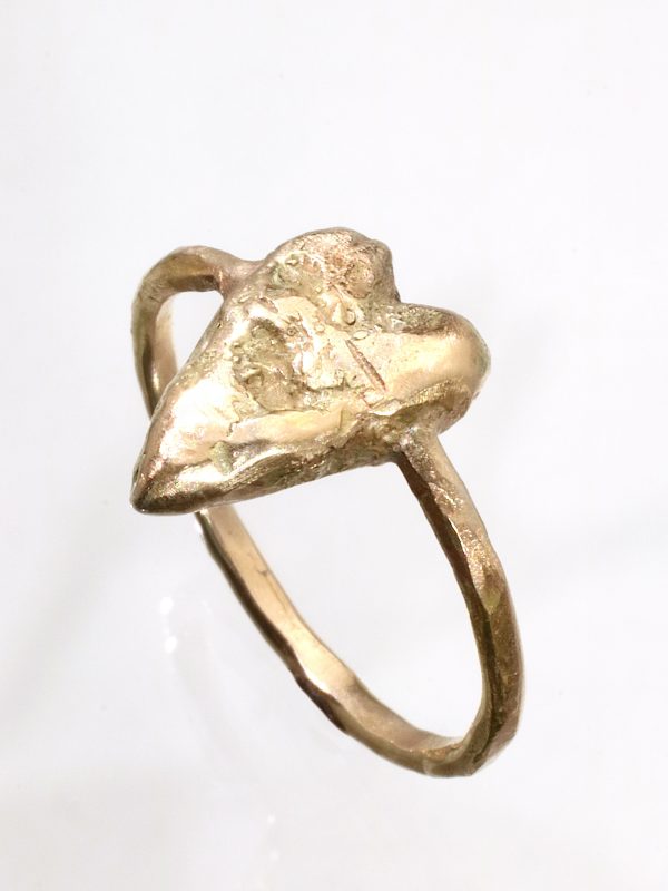 Gold Ancient Hearts Ring