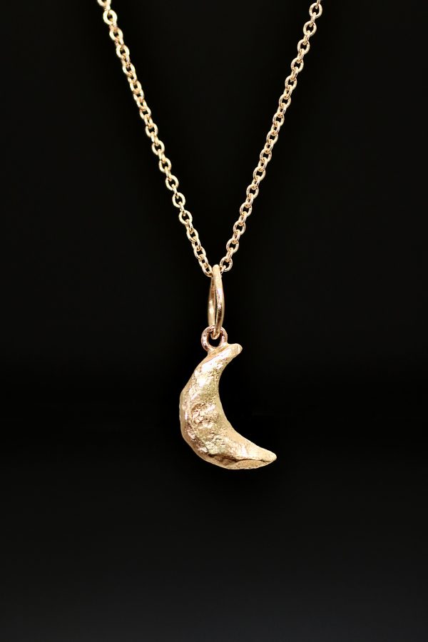Golden Man in the Moon Necklace – Ornamental Things