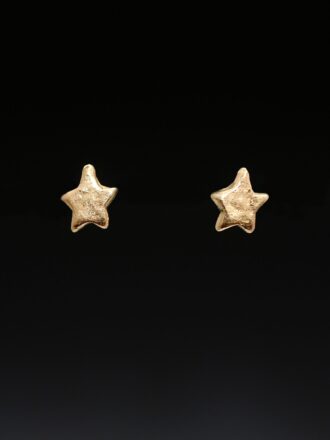 Gold Star Stud Earrings