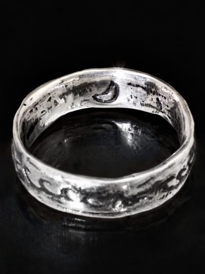 Ancient Silver Waves Ring