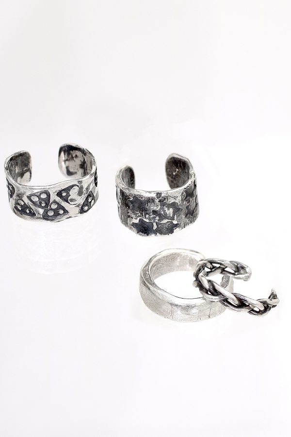 Ancient Silver Cuff Earring