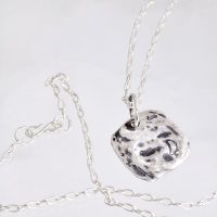 Salem Silver Shield Necklace