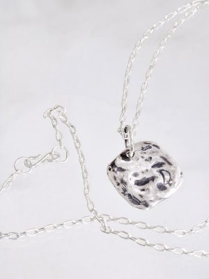 Salem Silver Shield Necklace