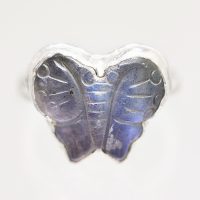 Labradorite Silver Magic Butterfly Ring