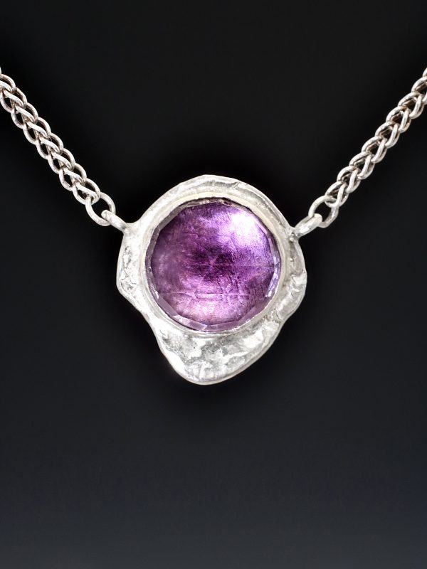 Purple Realms Amethyst Silver Necklace