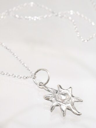 Silver Little Sun Necklace