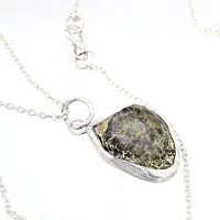 Silver Geode Fairy Necklace