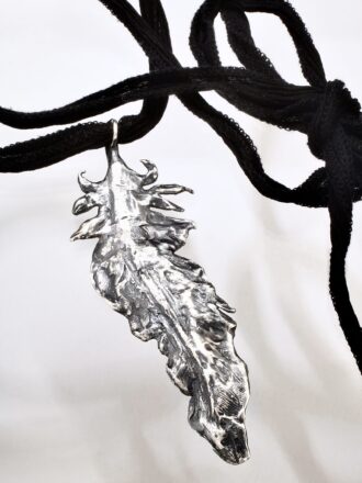 Silver Spirit Feather Necklace