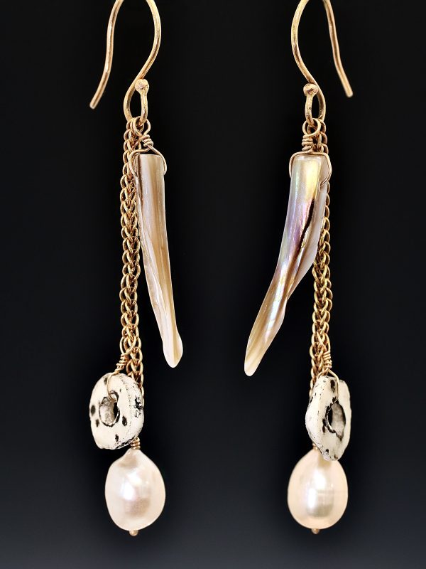 Gold Beach Ritual Earrings