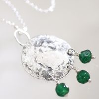 Silver Elf Aventurine Necklace