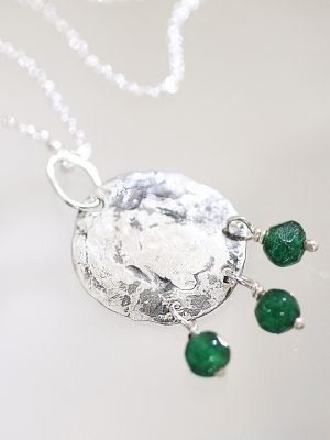 Silver Elf Aventurine Necklace