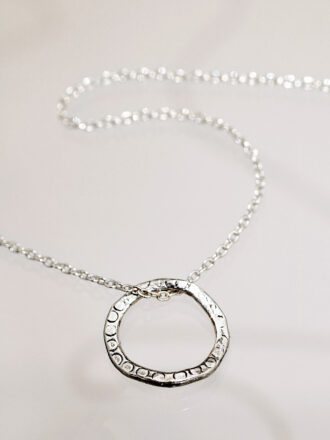 Silver Caim Protection Necklace