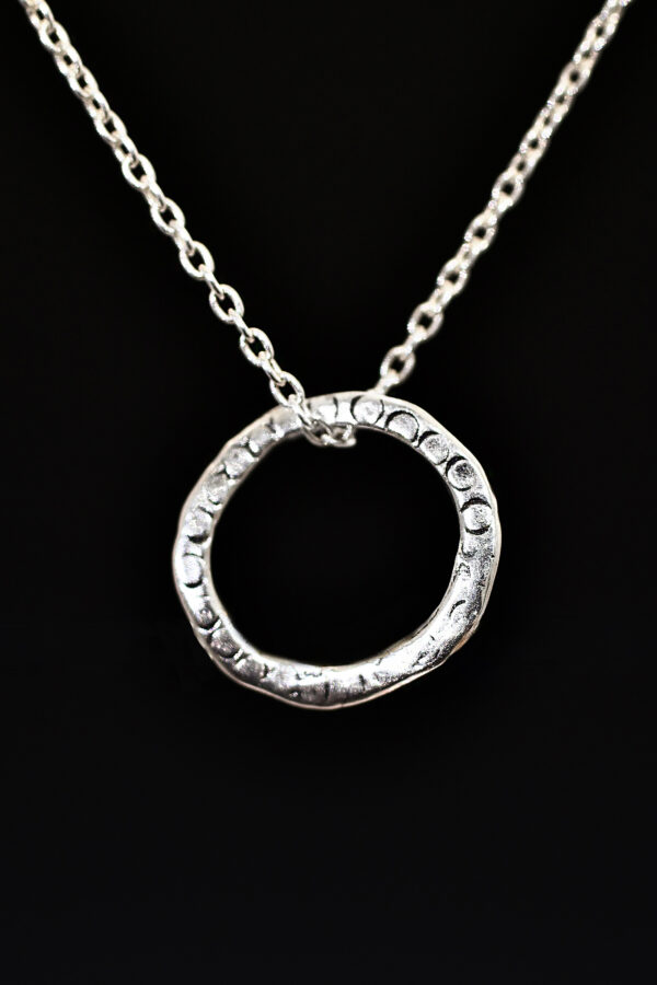 Silver Caim Protection Necklace