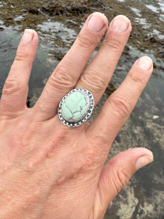Turquoise Desert Dreams Silver Ring