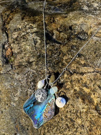 Silver Shipwreck Treasures Pearl Necklace