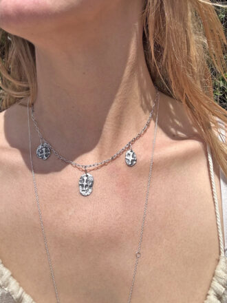Silver Shipwreck Coin Necklace